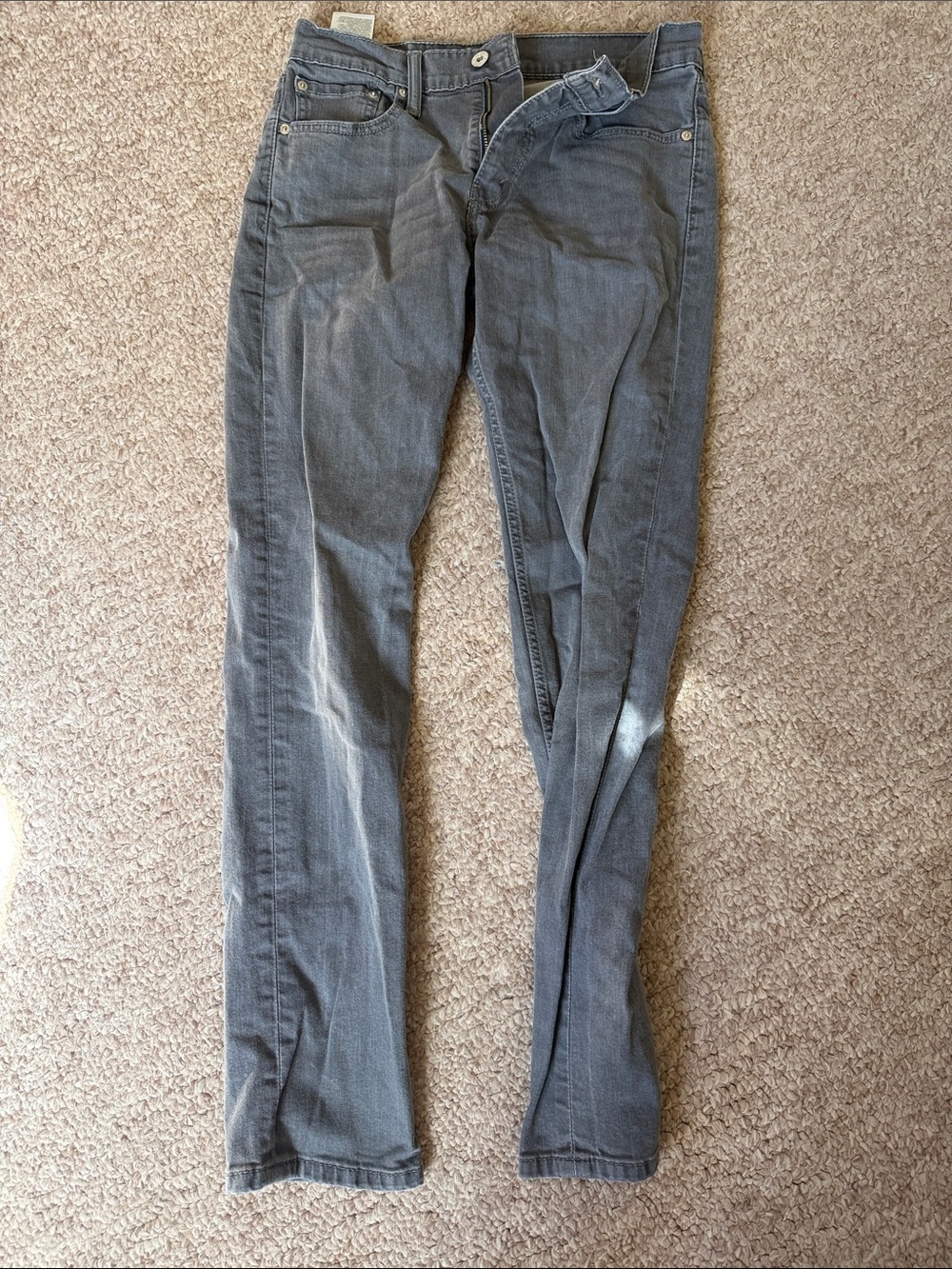 Levi's Slim Straight Grey Jeans